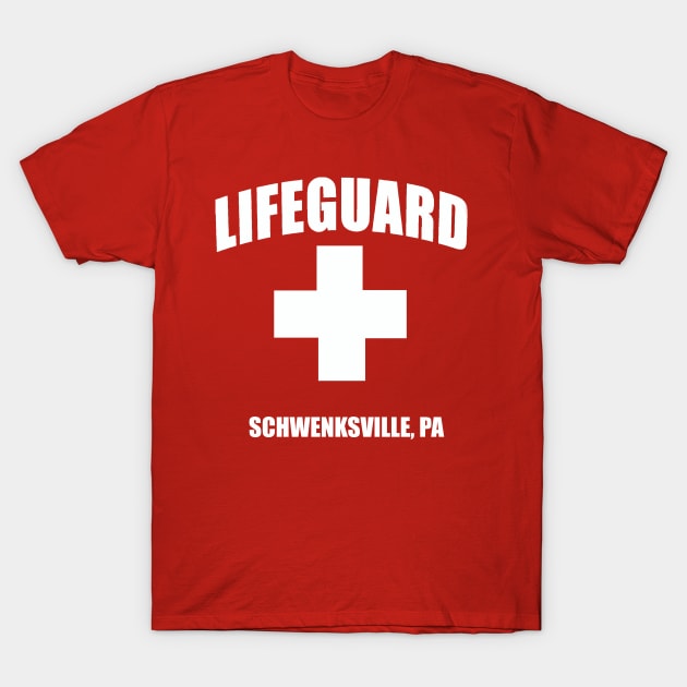 Lifeguard - Schwenksville T-Shirt by BKaplan12